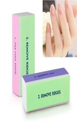 Whole 5x Nail Art Manicure 4 Way Shiner Buffer Buffing Block Sanding File Fingers Beauty Accessories2727711