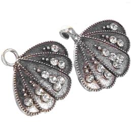 Brooches Vintage Cardigan Ladies Sweaterss Clips Butterfly Wing Design Rhinestone Cloak Cape Collar Clasps Dress Shirt