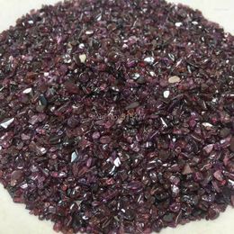 Decorative Figurines 500g Natural Charming Red Garnet Stone Gravel Tumbled Crystal Healing Magnet Mineral Specimens