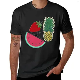 Men's Polos Summer Fruits Weather T-Shirt Plain Quick-drying Mens Graphic T-shirts Big And Tall