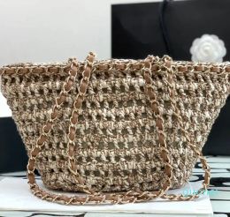new Designer Chain Crochet Small Shopping Bag Mirror Quality Shoulder Bags 2024