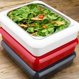 Dinnerware Fresh-Keeping Durable Pan With Large Capacity Aluminium Tin Foil Tray For Picnic Kitchen Container