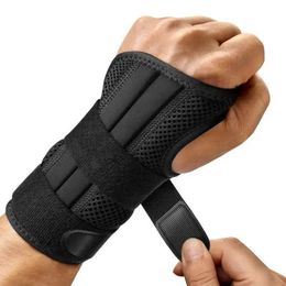Wrist Stabiliser Brace for Carpal Tunnel Wrist Support Splint with 3 Stays Adjustable Wrist Protector Tendonitis Arthritis Pain 240516