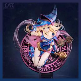 Action Toy Figures Pre sold animated games! Dark Magician Girl Action Character Magic Art Original Handmade Toy Surrounding Series Childrens Gifts S2451536