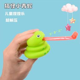 Decompression Toy 2024 New Squeaking Snake Sound Baby Pinch Joy and Release H240516