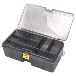 Double Layer Lure Tackle Box Fishing Accessories Adjustable Plastic Fake Bait Hook Tool Storage Boxes Fishings Gear 240510