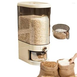 Storage Bottles Food Containers Grain Dispenser Multifunctional Cereal With Scale Lightweight Box For Kitchen Gadgets