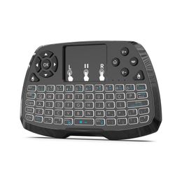 Portable Mini Wireless Keyboard and Mouse Combo with LED and 2.4G USB-Receiver for PC Laptop