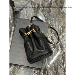 ys bag 1 Ysllbags mirror bag bucket with genuine leather Top quality women bag with elastic opening Maillon luxury brand bag