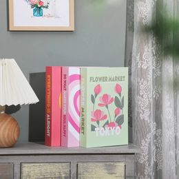 Can Open Luxury Fake Books Decor Home Fashion Simulation Book Box Decor Modern Study Living Room Soft Fake Book Ornaments 240516