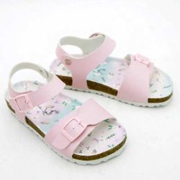 Sandals Kids Corks Shoes 1-2-6 Year 2022 New Arrival Children Sandals For Girls Toddler Breathable Orthopaedic Design School shoes Y240515