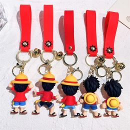 Cute Anime Keychain Charm Key Ring Fob Pendant Lovely Anime Character Doll Couple Students Personalised Creative Valentine's Day Gift Small Pendant A3 UPS