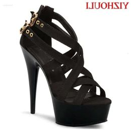 Pole 15 Sandals Cm Sexy Nightclub Dancing Heels 6 Inch Dancer Stilettos with Platform Gladiator 103 d af23