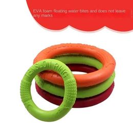 Kitchens Play Food EVA pet toy pull loop floating water resistant to biting and leaving unmarked flying toy dog training sensitive pet supplies S24516