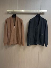 Men's Jackets 2024 SIJITONGDA Full Zippered Cardigan Sweater Jacket Traditional Straight Fit Open BodyM-3xl