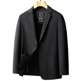Men's Suits Korean Version Of Casual Wedding Officiating British Style No Lining Suit Thin Business Fashion Gentleman Blazer