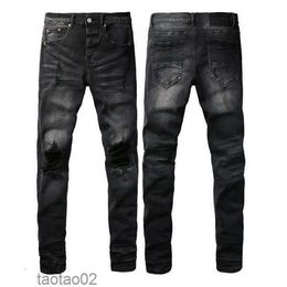 Purple Brand Jeans 2024 Spring Designer Mens Denim Брюки модные брюки прямой дизайн ретро -уличная одежда повседневная спортивные штаны 5ESI0