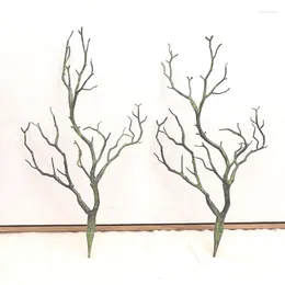 Decorative Flowers Artificial Antlers Tree Branches Plastic Plant Twigs Witch DIY Headband Accessories Wedding Party Xmas Halloween