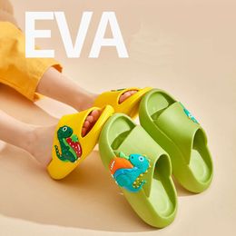 Eva Sandals Anti-Odour Children's Stepping Shit Feel Super Soft Non-Slip Cartoon Badrum Girls Slippers L2405 L2405