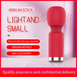 Hot Selling Female Adult Toys Silicone Love Wand Mini Vibrator