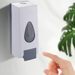 Liquid Soap Dispenser 350ml Bathroom Wall Mounted Detergent Shampoo Plastic Bottle Shower Gel Distributor El Home Accessories