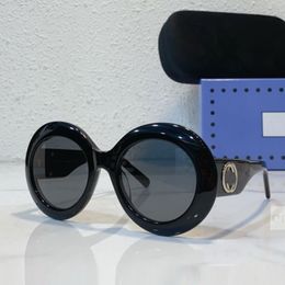 Top Luxury Designerin Sonnenbrille für Männer Frauen Acetat Rahmen Gloss Acetat Beine ineinandergreifende Doppel -G -Logo -Gradientenlinsen 100%UVA/UVB -Schutz