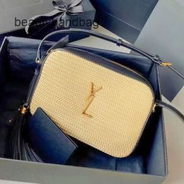 Ysllbag Loulou camera YS Totes LOU satchel bag Raffias summer mens Tassel messenger Shoulder Bags weave straw Womens fashion Clutch Bags luxurys Designer Cross Body