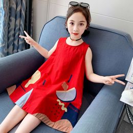 Girls 2023 Summer Fashionable Princess Dress for Kids Print Fruit Children Party Costume Baby Toddler Clothes L2405