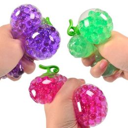 Decompression Toy Creative New Release Beads Grape Simulation Fruit Grape Color Beads Decompression Release Ball Toy B240515