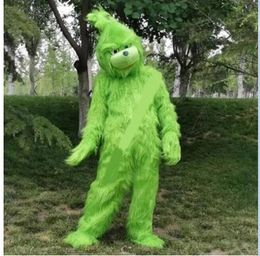 2024 Adult Green Devil Genius Mascot Costume Top Cartoon Anime theme character Carnival Unisex Adults Size Christmas Birthday Party Outdoor Outfit Suit