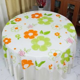 Disposable Table Covers Disposable Mini Table Cover Round Table Cute Home Plastic Printing Table Cloth Thick Cartoon Square Table Cloth B240516