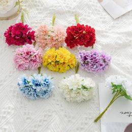 Decorative Flowers Silk Artificial For Wedding Bouquet Party Christmas Decorations Home Handmade Diy Garlands Scrapbookings Fake Plants