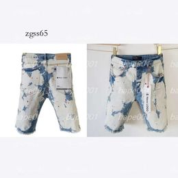 Purple Jeans Shorts Designer Purple Jeans Men Purple Jeans Designer Mens Slim Fit Ripped Patch Denim Shorts Cargo Jean Shorts Vintage Ripped Graffiti High Quali 287