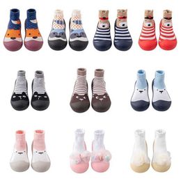 Kids Socks Cute cartoon patterned cotton socks for baby boys and girls first walking shoes for non slip soft soled socks indoor socks for young childrenL2405