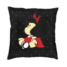 Pillow Custom Funny Mafalda Anime Cover Home Decor 3D Double-sided Printing Cartoon Kawaii For Living Room