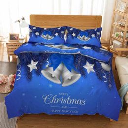 Bedding Sets Aggcual Christmas Set Luxury Double Bed Home Cute Gift Cover Full Size Cartoon Textile Decoration