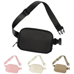Storage Bags Fashion Waist Pack Mini Belt Bag Fanny Adjustable Strap Waterproof Crossbody For Outdoor Running Hiking Walking Travel