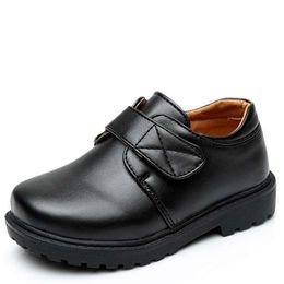 Neue Jungen Leder Britisch -Style School Performance Kinder Hochzeitsfeier Weißer schwarzer lässiger Kinder Moccasins Schuhe L2405 L2405