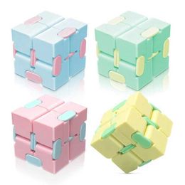 Decompression Toy Magic Puzzle Cube Stress Relief Toy Adult Unlimited Flipping Fun Cube Sensor Toy Childrens Special Needs Christmas Gift B240515