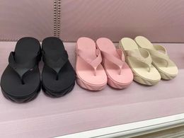 All-match Flip-flops Thick Soles Non-slip Jelly Clamp Foot Wearing Flip-flops Beach Shoes Women