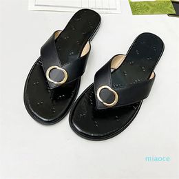 Thong Casual Designer Shoes Flap Slippers Slides Sandal Women Summer Flip Flops Fashion Letters Imprint Mules