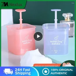 Liquid Soap Dispenser Mini Foaming Clean Tool Travel Shampoo Bubble Cup Reusable Facial Cleanser Pp Bathroom Products Portable Foamer Device