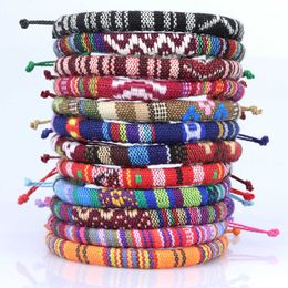 Bohemian Ethnic Style Handmade Woven Bracelet Youth Coloured Surfing Friendship