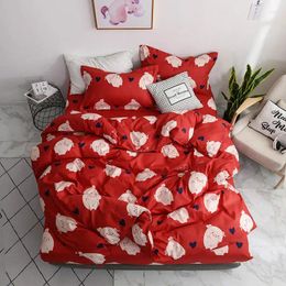 Bedding Sets Cartoon 4pcs Girl Boy Kid Bed Cover Set Duvet Adult Child Sheets And Pillowcases Comforter 2TJ-61007