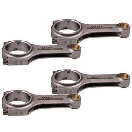 maXpeedingrods 144 mm H-beam Steel Forged 4340 Connecting Rods For VW Golf MK4 Gti 1.8T 2.0L For Audi S3 A3 A4 A6