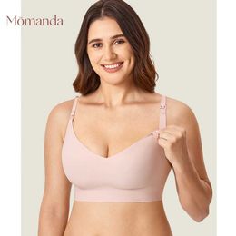 Maternity Intimates MOMANDA Smooth Care Bra for Breast Feeding Supports Seamless Sleep Bralette Wireless Pregnant Women Suitable for Pregnant Women d240516