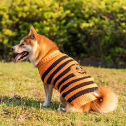 Dog Apparel Sweaters Christmas Halloween Holiday Sweatshirt Puppy Knitwear Pumpkins Warm Cosplay Clothes For Small Medium Dogs