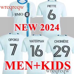 2024 2025 CF Montreal Maillot Children's Set 24 25 Football Shirt Light Royal Away Men's Uniform WANYAMA PIETTE MILJEV BRAULT-GUILLARD