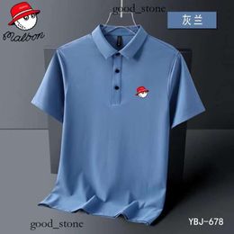 Malbons Shirt Men's Polos Summer Printing Golf Polo Shirt Men High Quality Men's Short Essentialsclothing Sleeve Breathable Drying Top Business Of Fear Esse 874