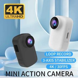 Sports Action Video Cameras New GO 3 action camera 4K WIFI mini thumb camera DV shooting anti shake touch screen motorcycle sports Camcor car mounted recorderB240515